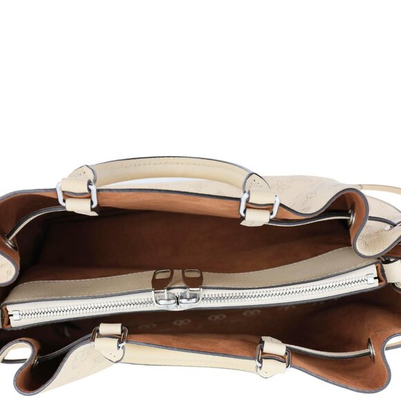 Louis Vuitton Bella Mahina Leather Tote Bag Cream - Picture 13 of 14